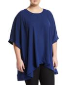 Button-back Boxy Tee,