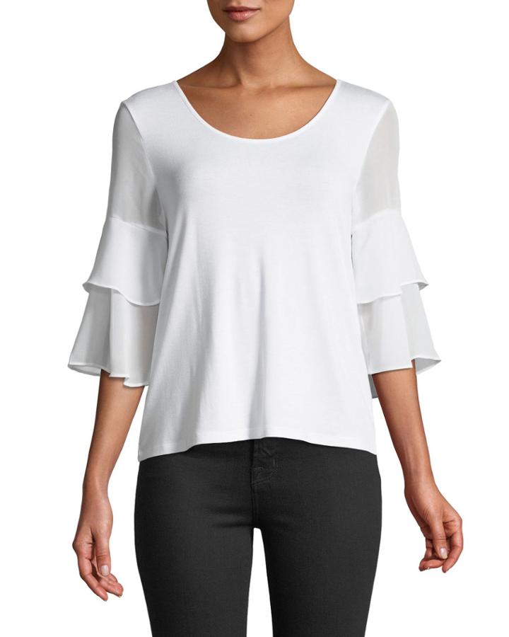 Tiered-ruffle