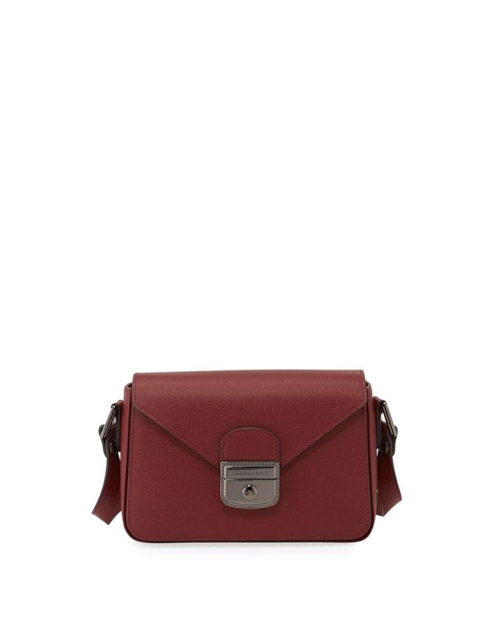 Le Pliage Heritage Small Leather Crossbody Bag