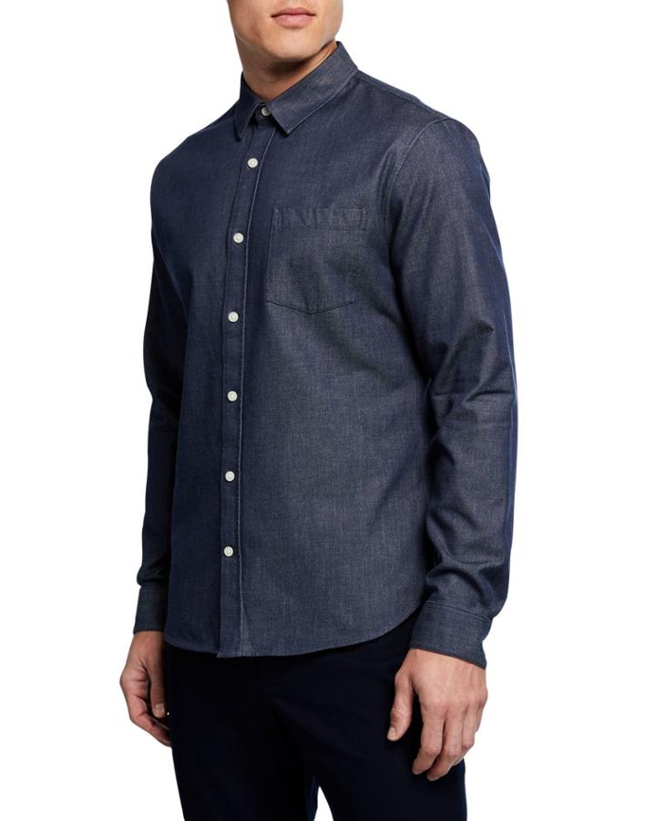 Men's Long-sleeve Chambray