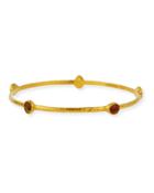 24k Skittle Tourmaline Bangle Bracelet