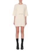 Bracelet-sleeve Shift Cocktail Dress With Chain Fringe Hem