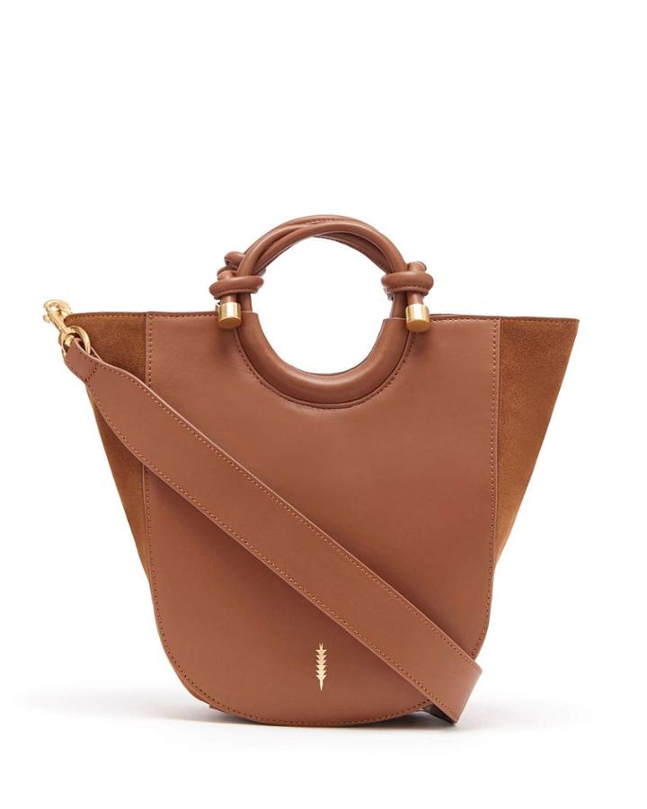 Clare Leather Shopper Tote Bag