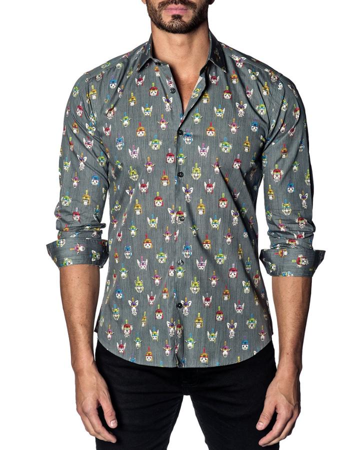 Men's Semi-fitted Animal-print
