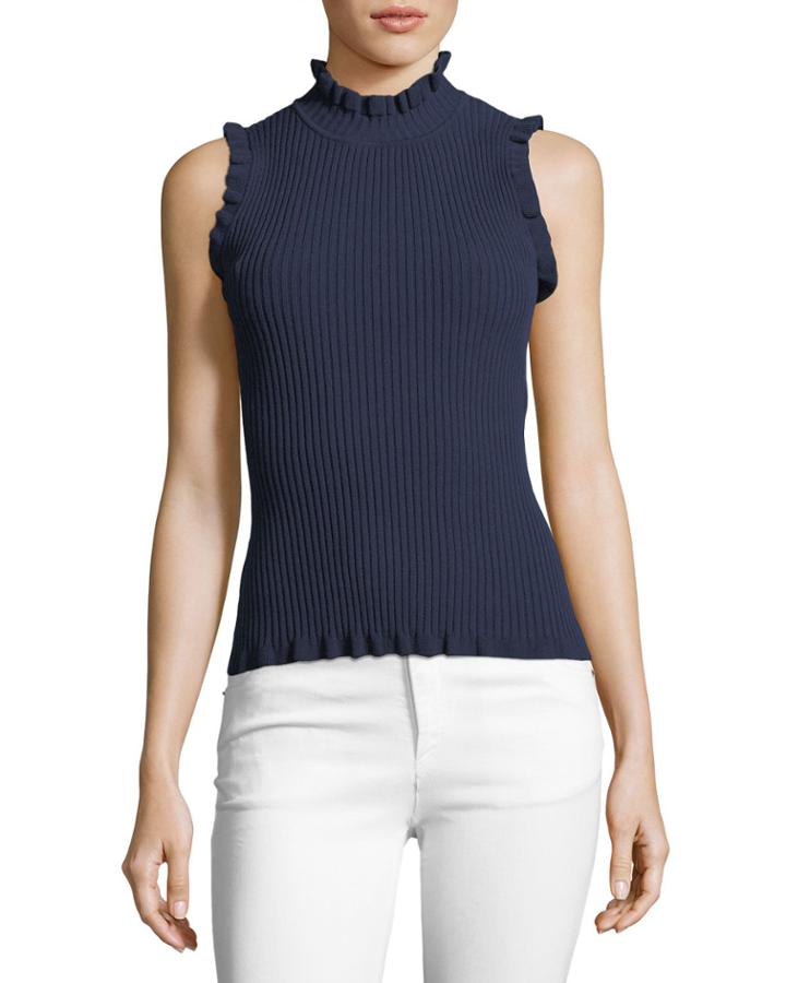 Ruffle-edge Rib