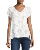 Chloe Mixed-media Tee