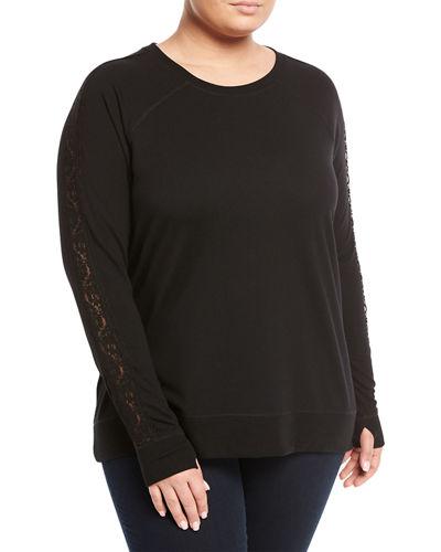 Back-lace-up Sweatshirt,