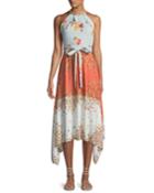 Floral Georgette Handkerchief