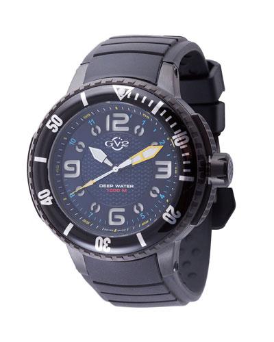 Men's Termoclino Stainless Steel Diver Watch, Black
