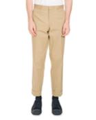 Philip Tab-waist Flat-front Pants