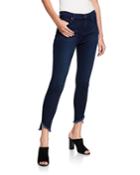 Gwenevere Angle Frayed Cropped Jeans