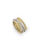 Goa Five-row Crossover Ring With Diamonds