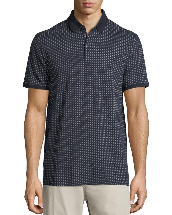 Mini-floral Pique Polo
