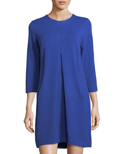 Cindy Inverted-pleat A-line Dress
