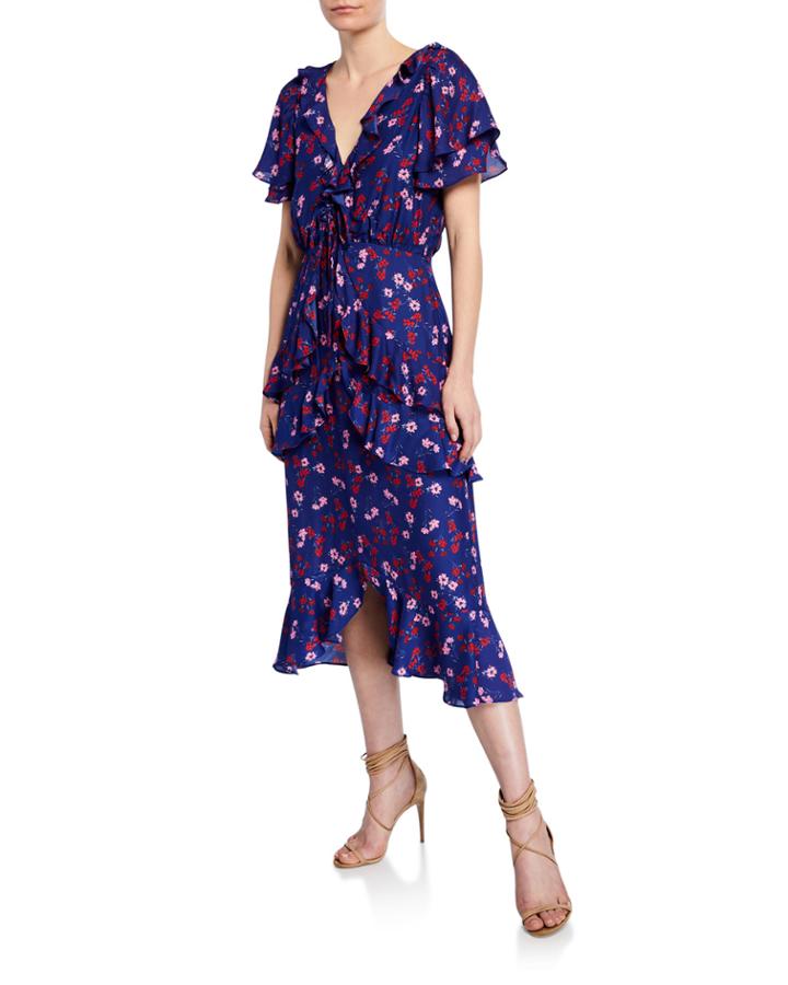 The Yearning Floral Ruffle