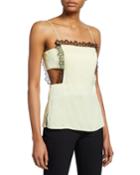 Square-neck Cutout Camisole With