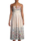 Meadow Strapless Floral