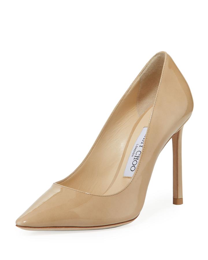 Romy Patent Pointed Pump