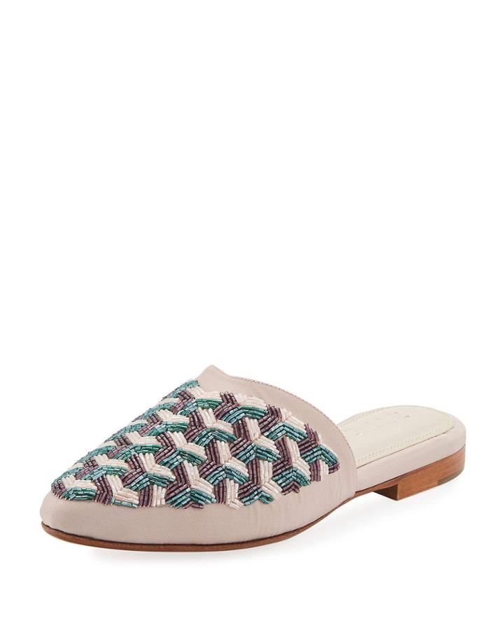 Alpha Beaded Satin