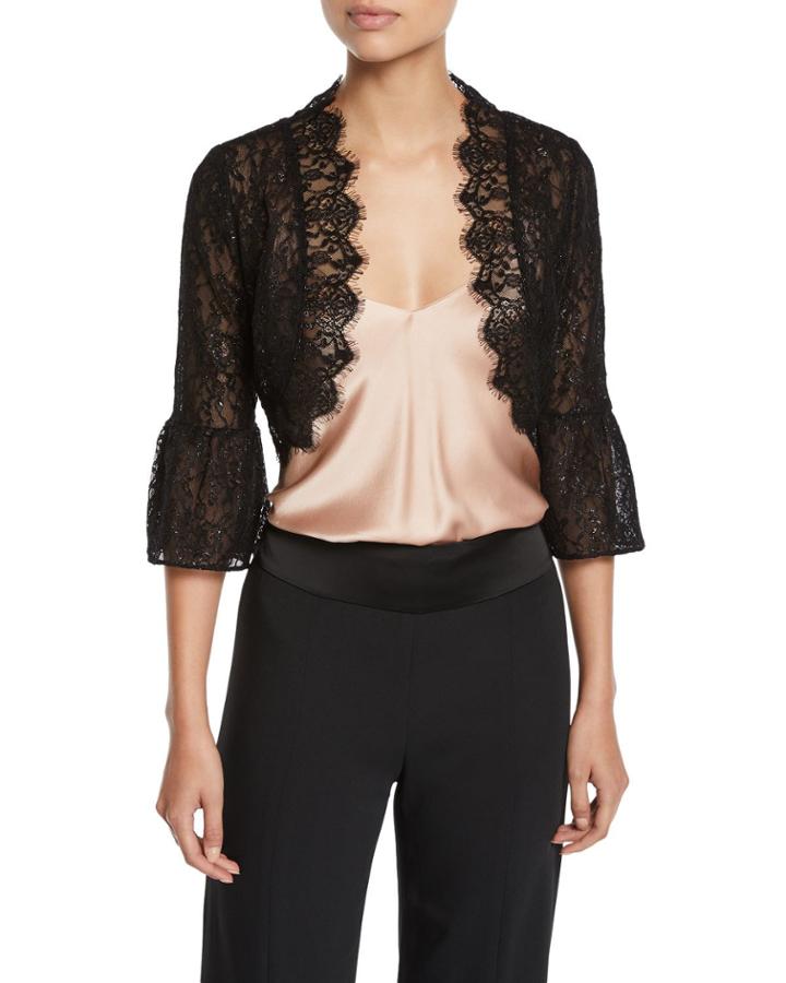 Lace Trumpet-sleeve Bolero