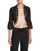 Lace Trumpet-sleeve Bolero