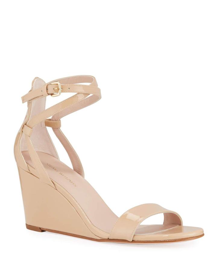 Backdraft Patent Leather Wedge