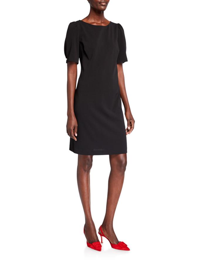 Short-sleeve Scuba Crepe