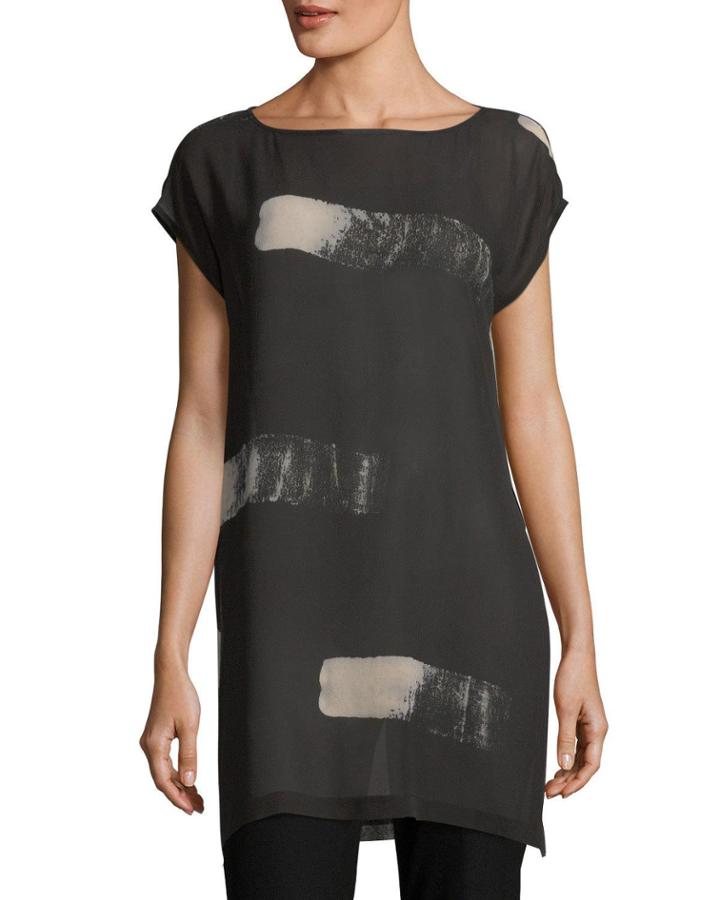 Artisanal Brushstroke Sheer