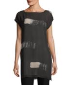 Artisanal Brushstroke Sheer