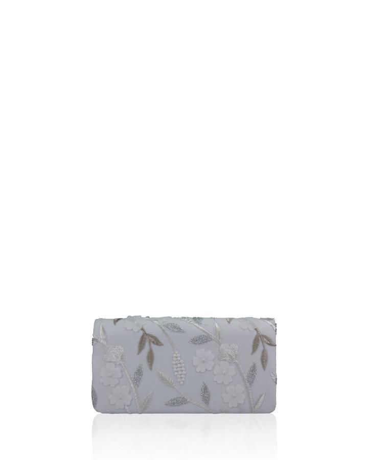 Nell Floral Roll Clutch Bag