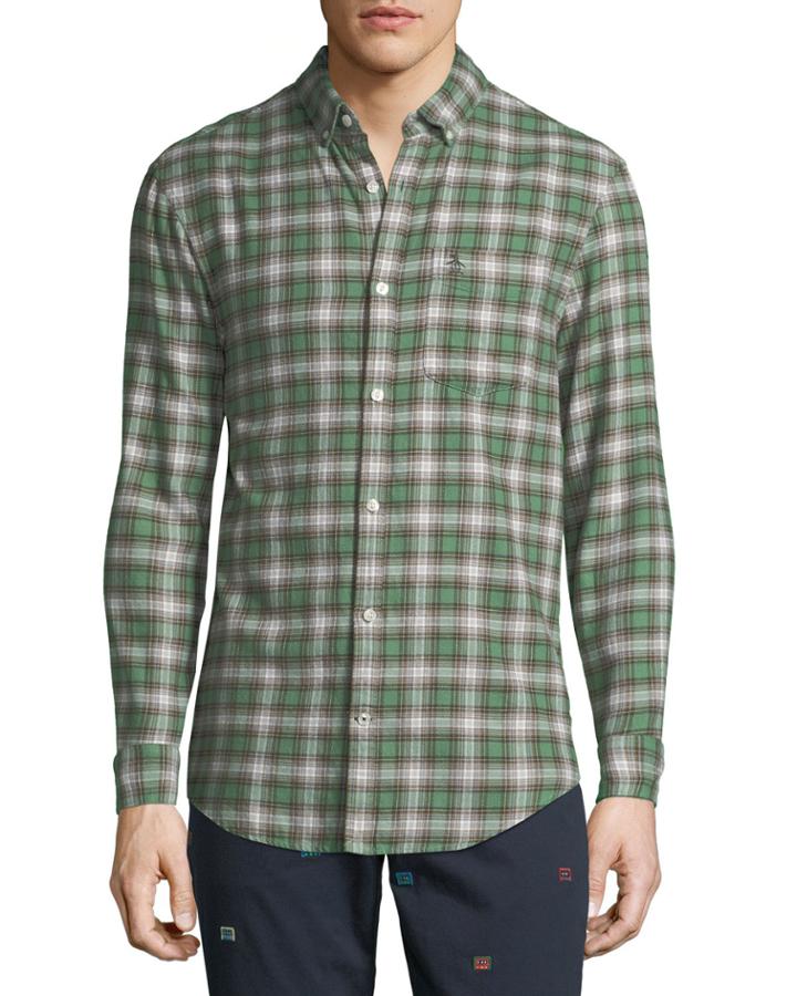 Men's Checkered-plaid Flannel