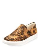 Sonora 2f Floral Cork Sneakers, Black Pattern