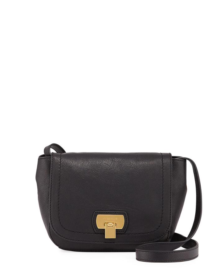 Hinge Lock Crossbody Bag