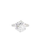 Round-cut Solitaire Cz Ring,