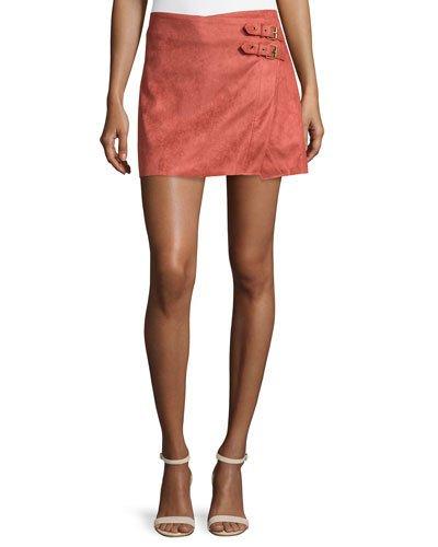 Faux-suede Side-buckle