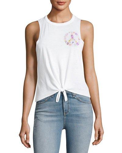 Floral Peace Wreath Tank