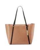 Sarah Two-tone Tote Bag With Charger
