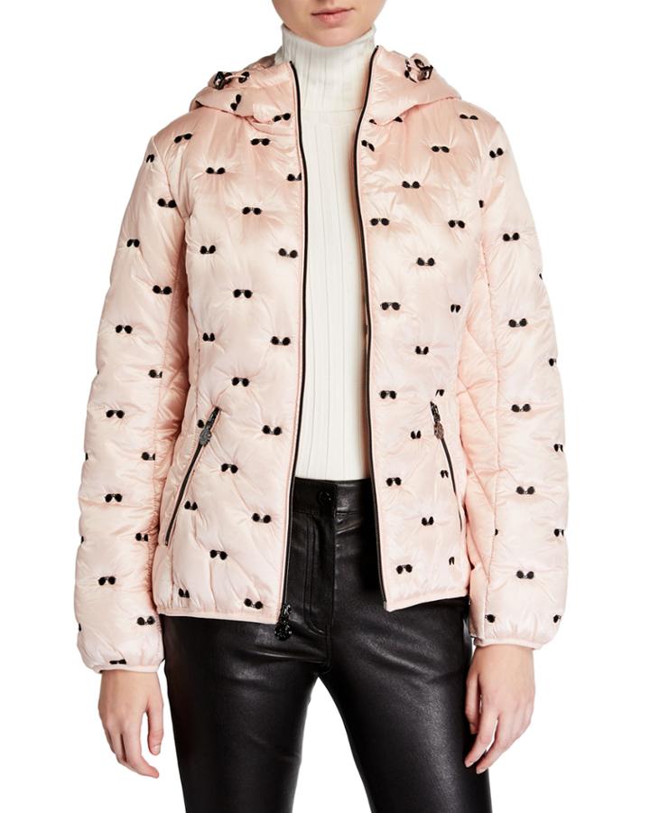 Sunglasses Embroidered Puffer Jacket