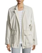 Laurie Zip-front Anorak Jacket,