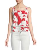 Square-neck Canvas Boxy Tank