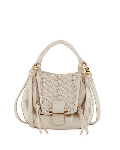 Jonnie Mini Woven Crossbody Bag