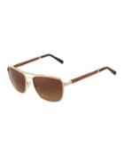 Borneo Wood/metal Aviator