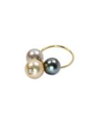 Prince Dimitri For Assael 18k South Sea & Tahitian Pearl Cluster Ring, Women's