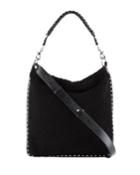 Alexa Shearling Hobo Bag