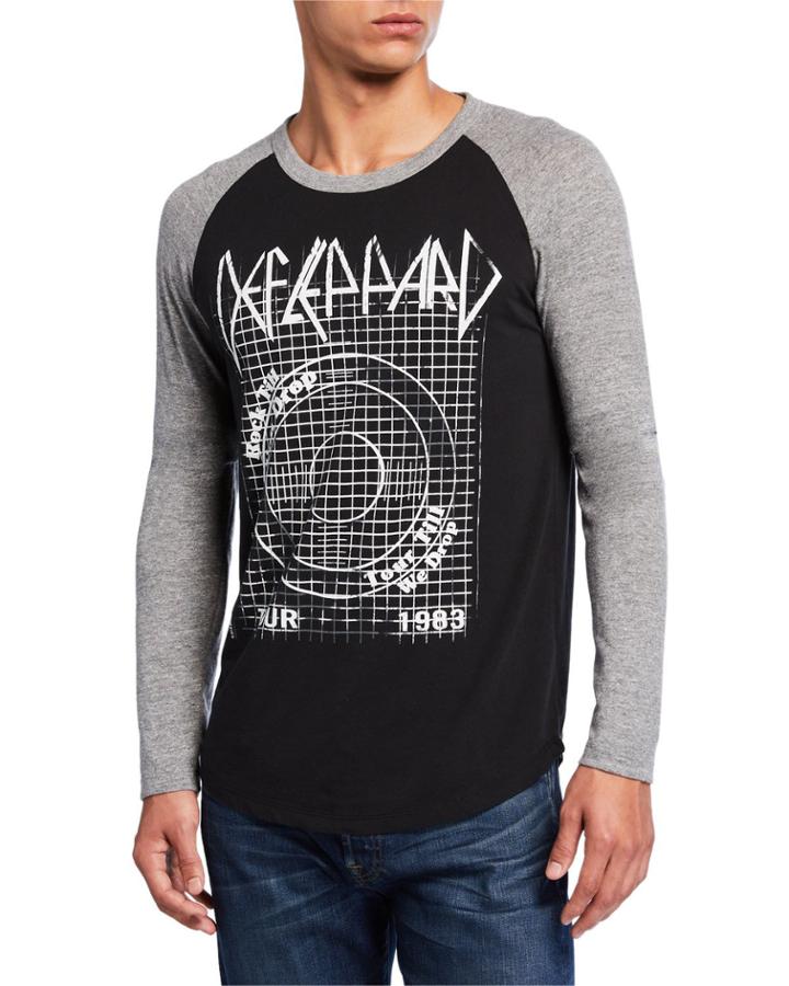 Men's Def Leppard Rock Till You Drop Long