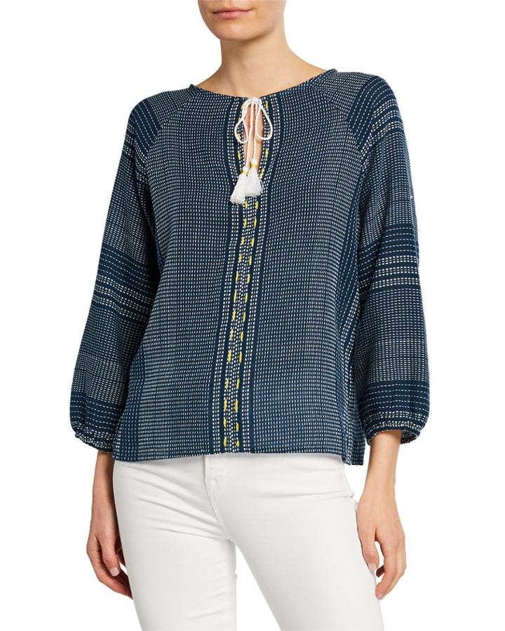 Split-neck Tassel-tie