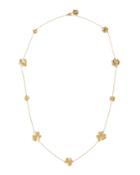 Roberto Coin 18k Long Fiore Flower Station Necklace, Women's, Gold