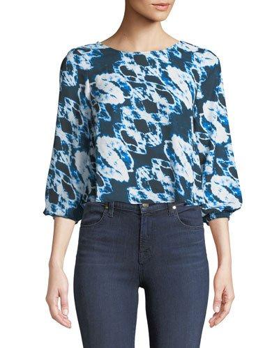 Tie-dye Cabana Blouse