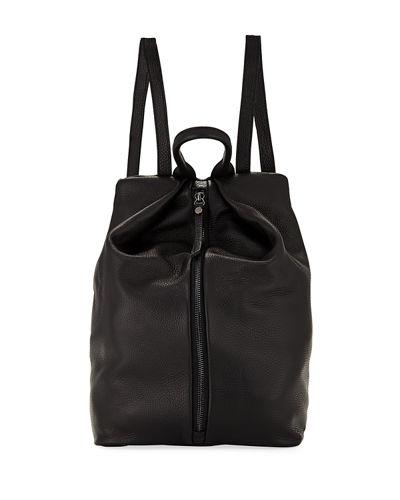 Dollaro Pebble Leather Backpack