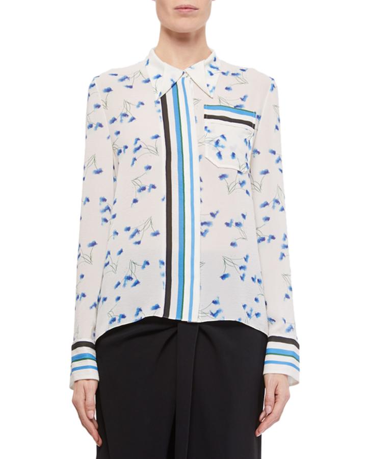 Eugene Dandelion-print Button-front